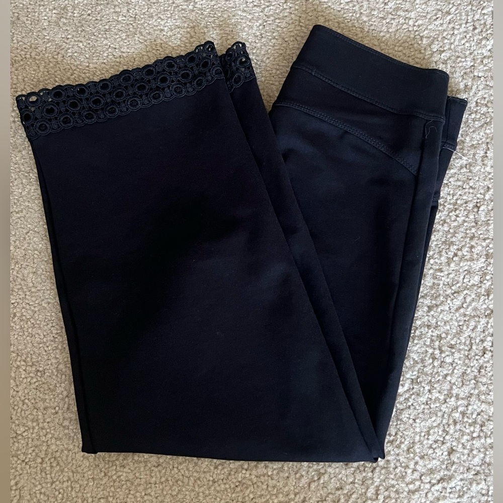 NWOT Investments Slim Factor Black Crop Leggings